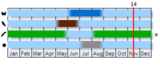 Phenogram based on the literature