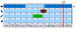 Phenogram based on the literature