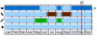 Phenogram based on the literature