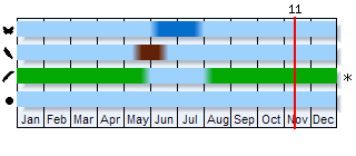 Phenogram based on the literature