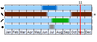 Phenogram based on the literature