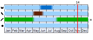 Phenogram based on the literature